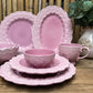 Basilica Pink Ceramic Dinnerware Collection