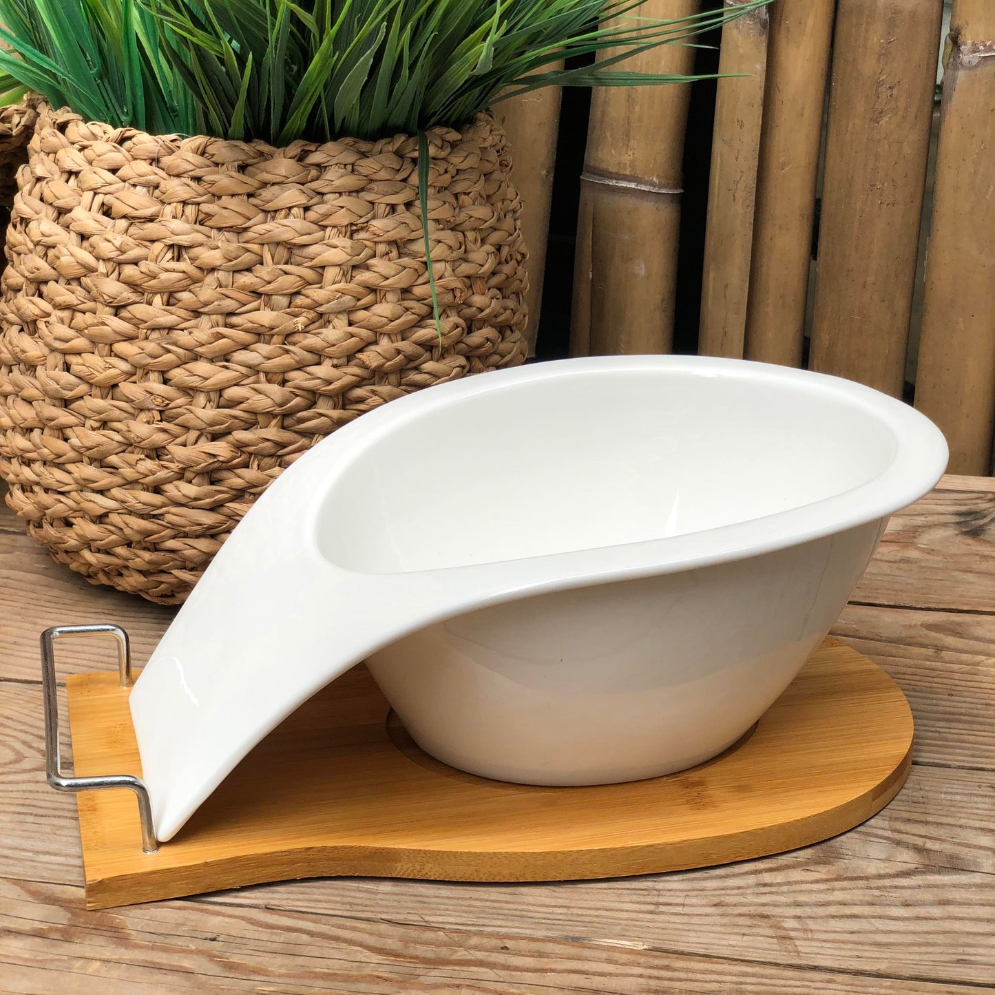 12 inch Ceramic Salad Bowl with Box