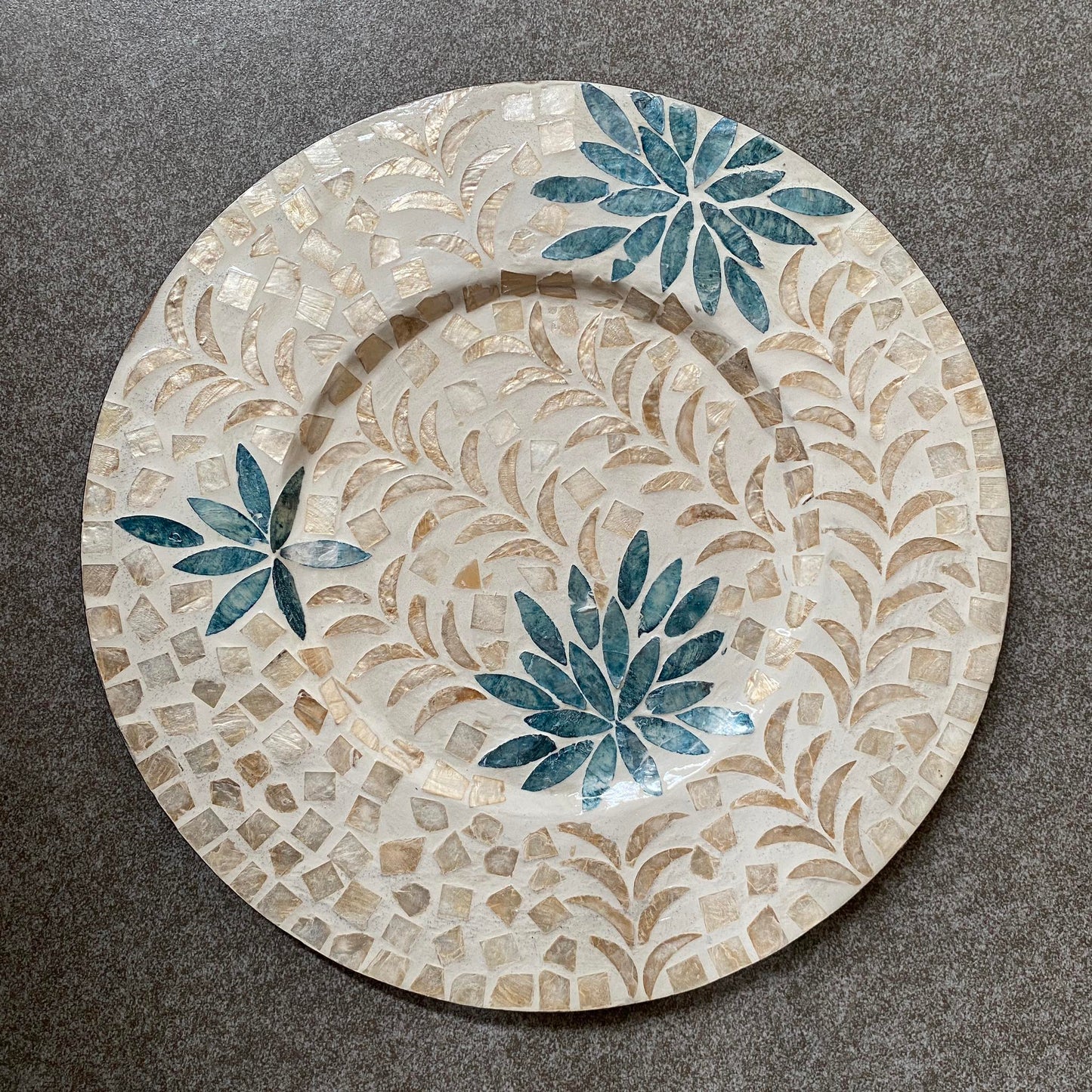 Capiz Charger Plate Collection 13 inch