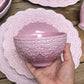 Basilica Pink Ceramic Dinnerware Collection