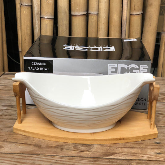 12 inch Ceramic Salad Bowl w/ Box