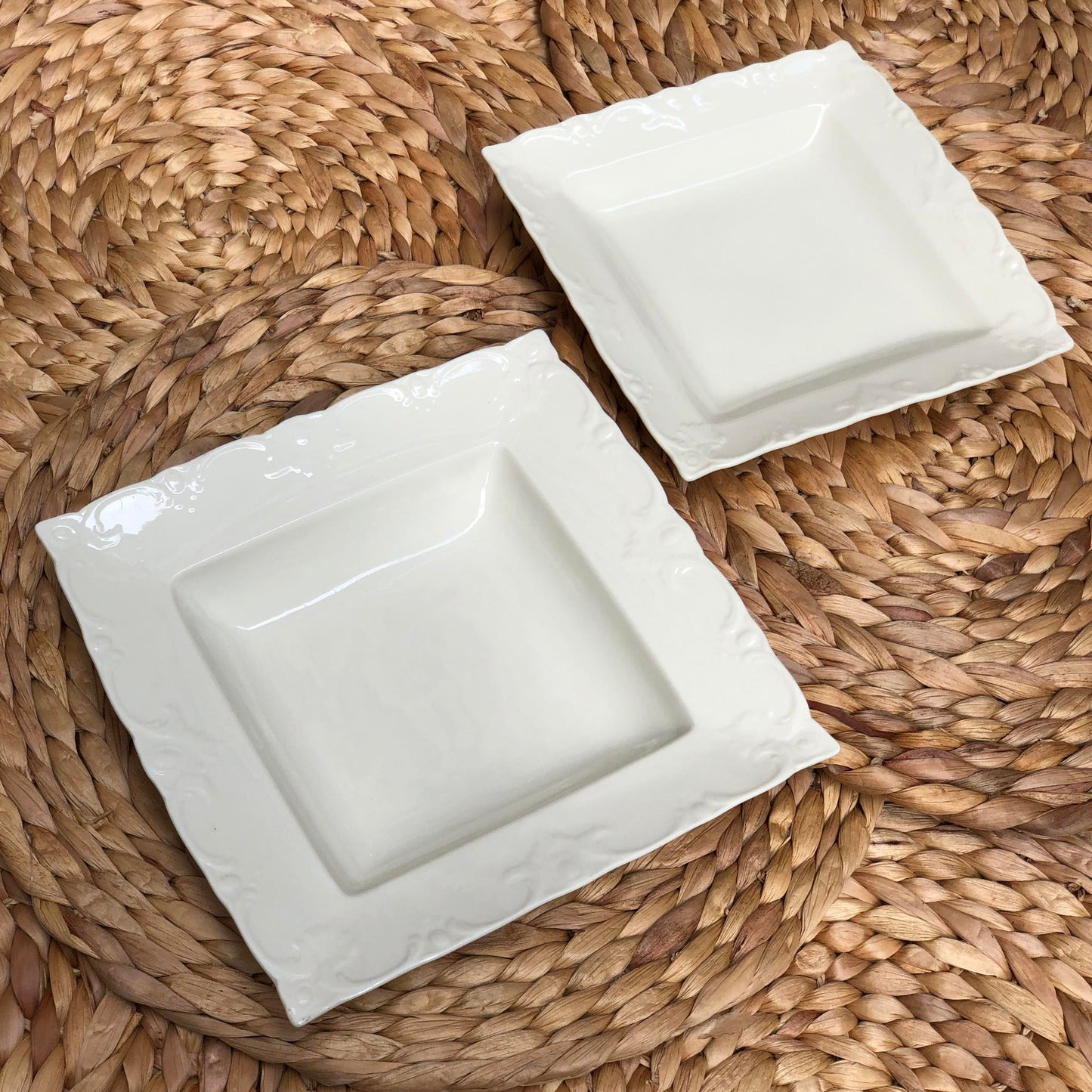 Antoine Ceramic Square Plate Collection