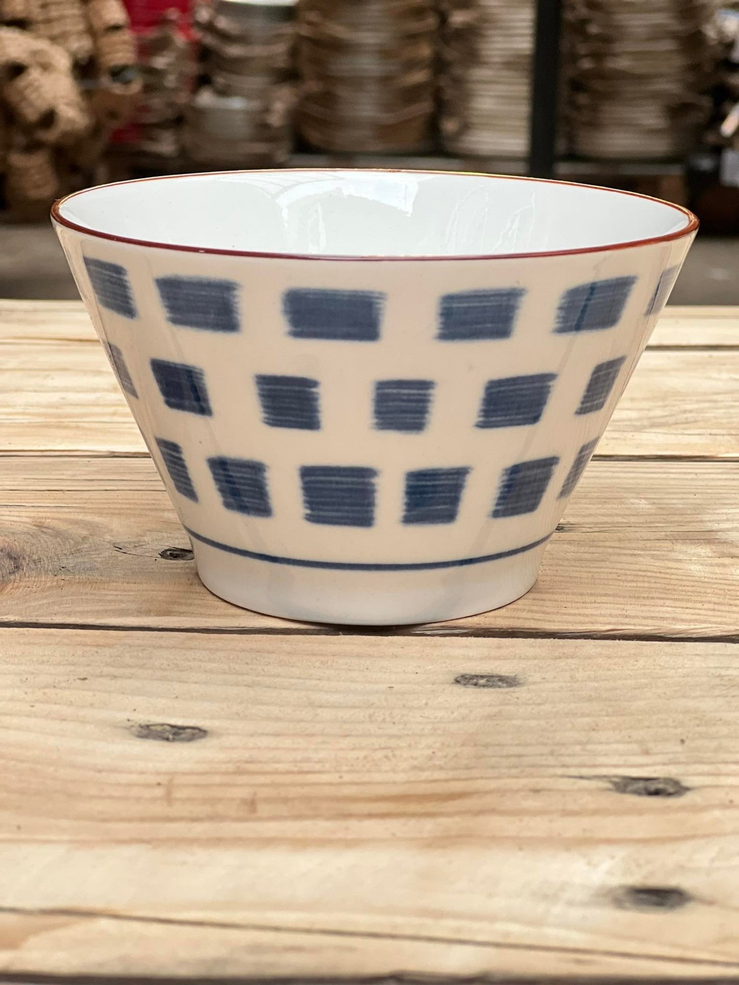 Blue Ceramic Bowl 5x3 inch