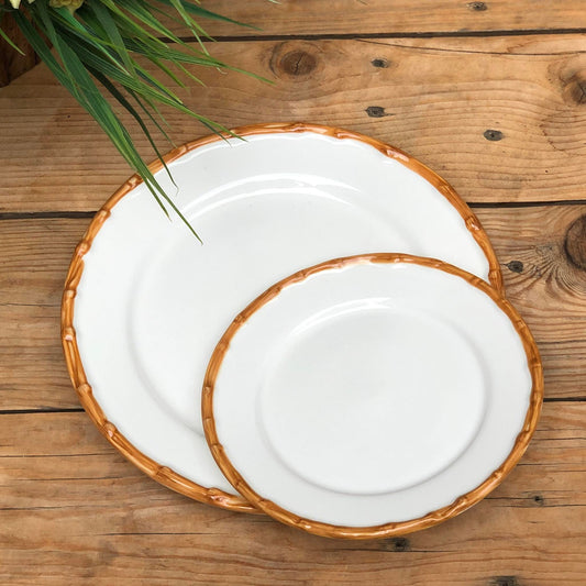 Bamboo Ceramic Plate Collection