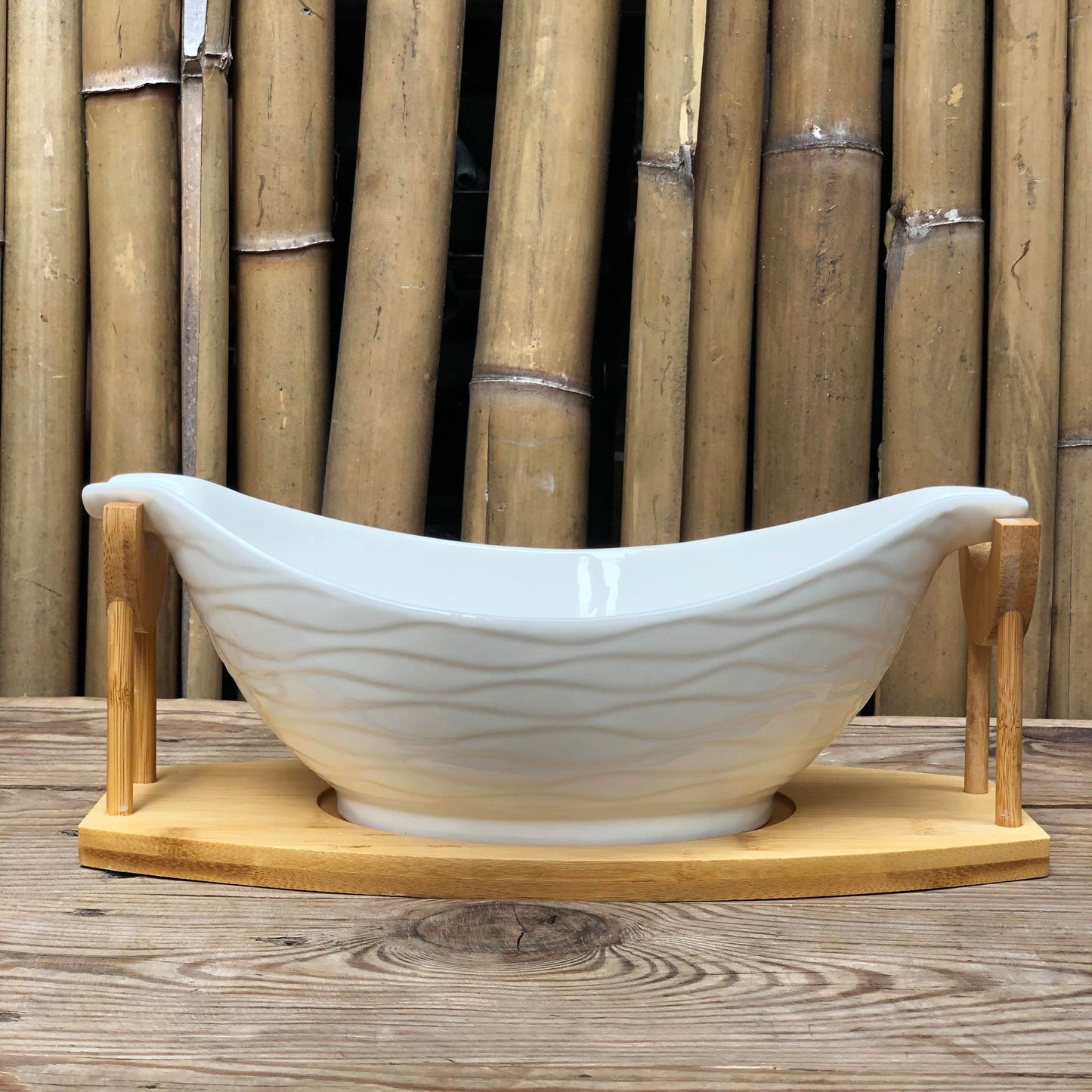 12 inch Ceramic Salad Bowl w/ Box