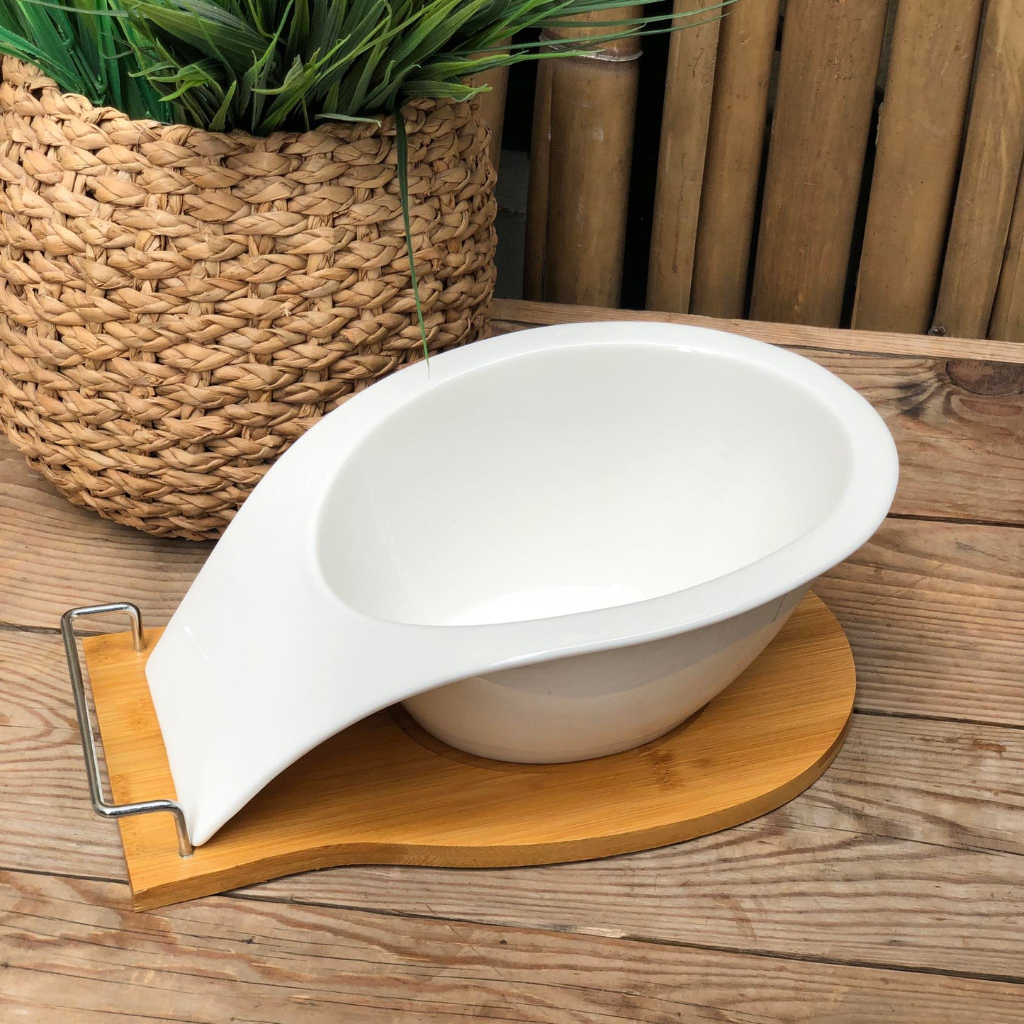 12 inch Ceramic Salad Bowl with Box