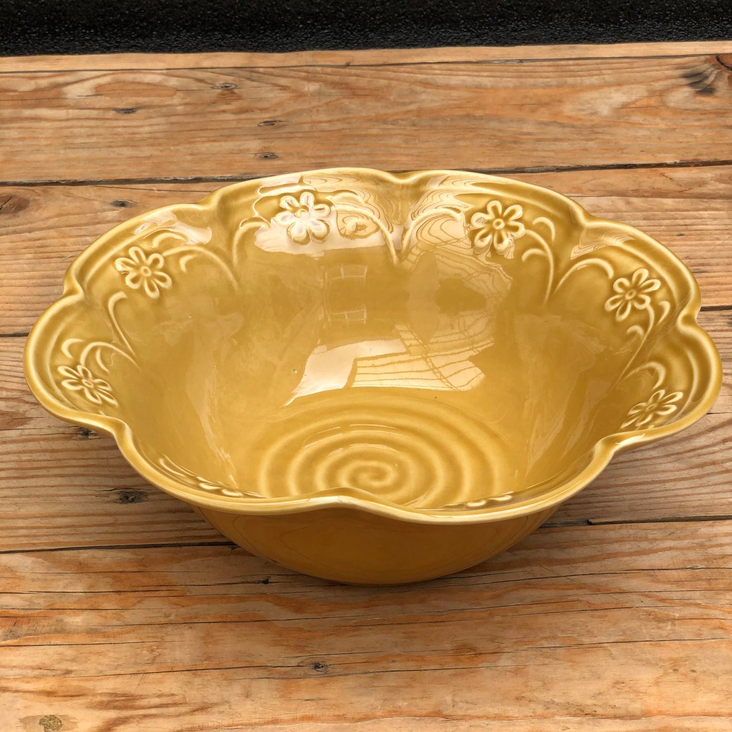 Batangas Yellow Ceramic Dinnerware Plate