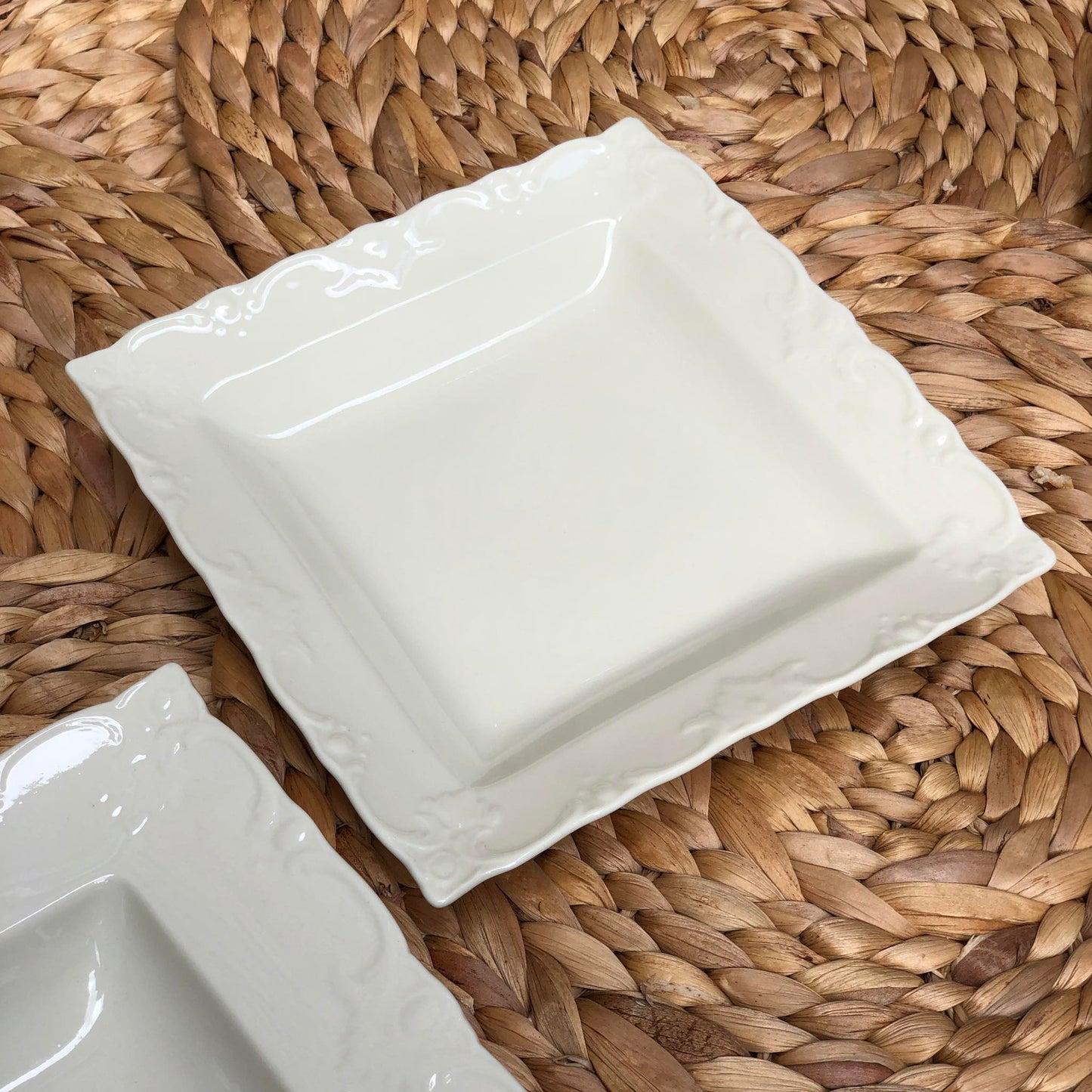 Antoine Ceramic Square Plate Collection